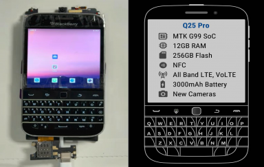 黑莓借壳复活？基于Android系统的Zinwa Q25 Pro发售，改装自黑莓Q20