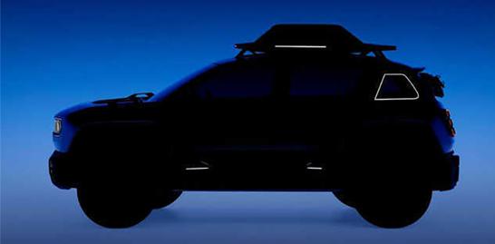 雷诺4概念车最新预告图曝光 有望10月17日全球首发