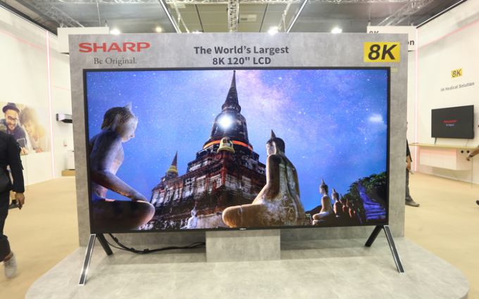 IFA 2019丨8K时代先行者 夏普展示全世界最大的8K LCD电视