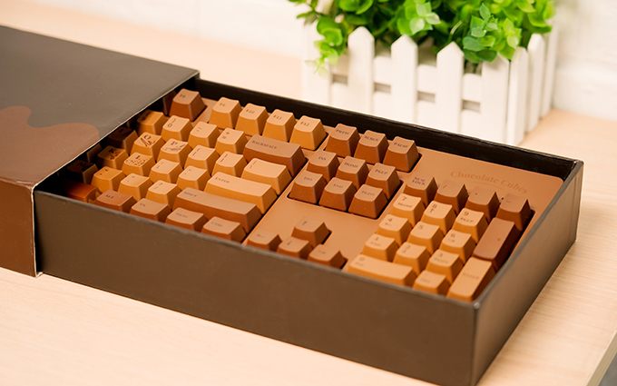 黑爵巧克力键盘:巧克力的设计带来巧克力式的惊喜