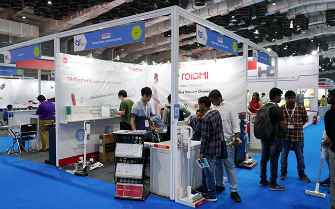 CEI2019 | 睿米新概念家庭吸尘器亮相印度国际消费类电子及家电展览会