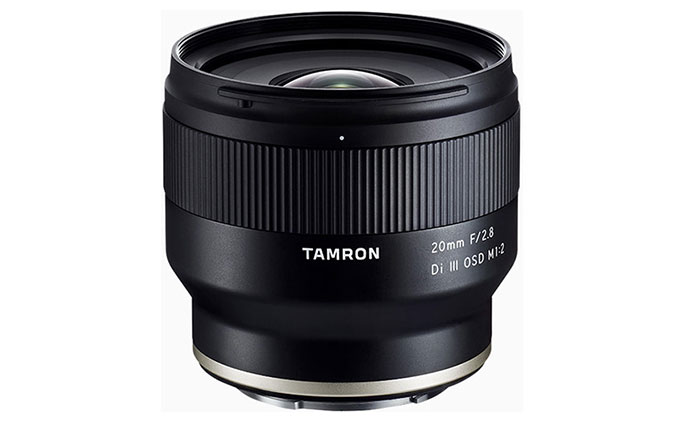 腾龙20mm F/2.8微距镜头发售 价格与35微、24微持平