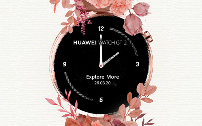 华为官宣Watch GT2 全新配色 与P40同台亮相