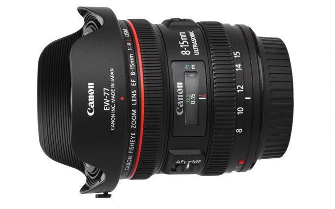 佳能公布RF 8mm F4鱼眼镜头专利 视角达180°