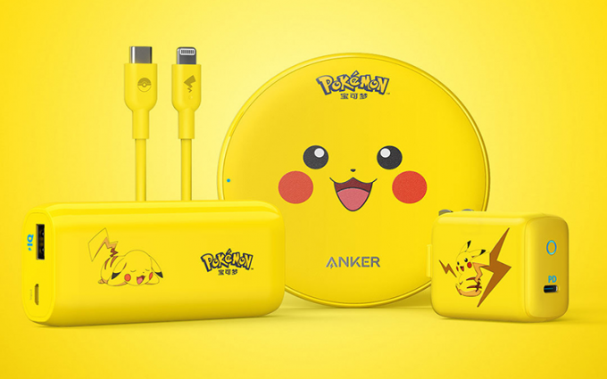 Anker与宝可梦推出4款联名款 5月25日开启预售
