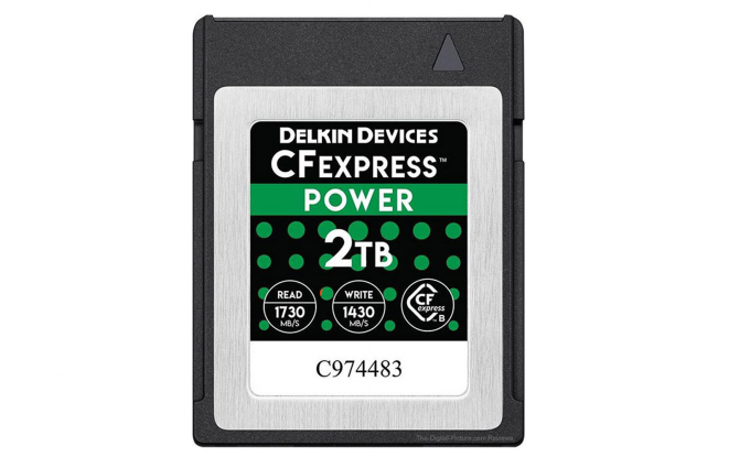 刷新存储卡记录 Delkin CFexpress Power卡容量达2TB