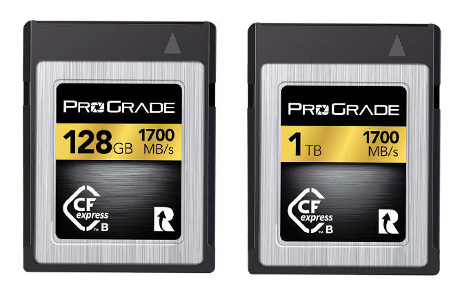 ProGrade Digital推出新CFexpress卡 最高1700MB/s读取速度、1TB容量