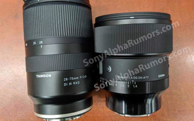 适马原生无反85mm F1.4镜头外观谍照曝光 8月6日正式发布