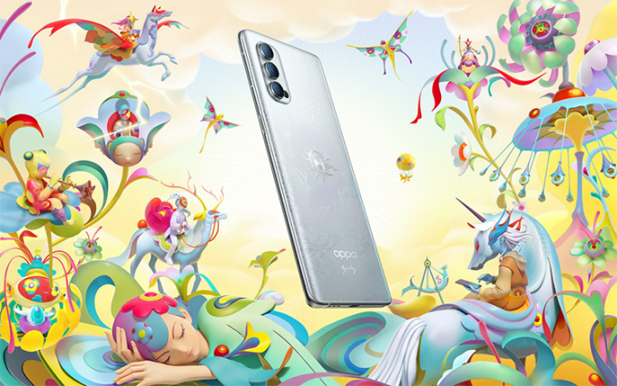 OPPO推出Reno 4 Pro 5G艺术家限定版 全套配件也均为定制款