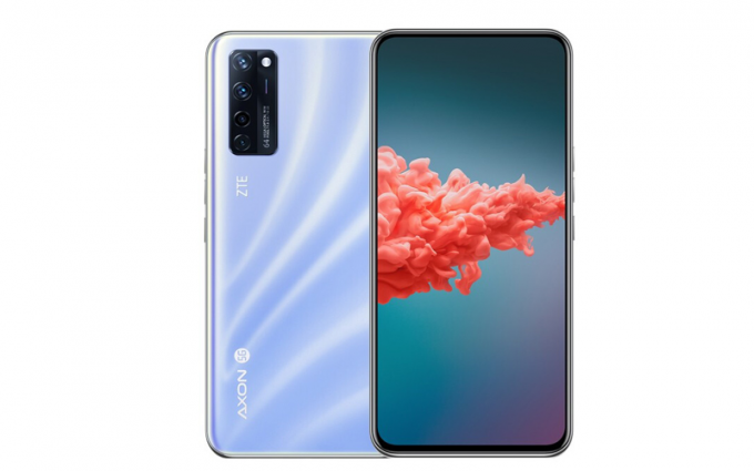首款屏下摄像头手机中兴 Axon 20 5G流光海盐新款配色正式上市