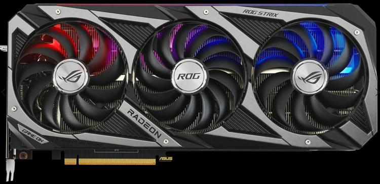 ROG Radeon RX 6800 XT非公版显卡曝光：满满的科幻风