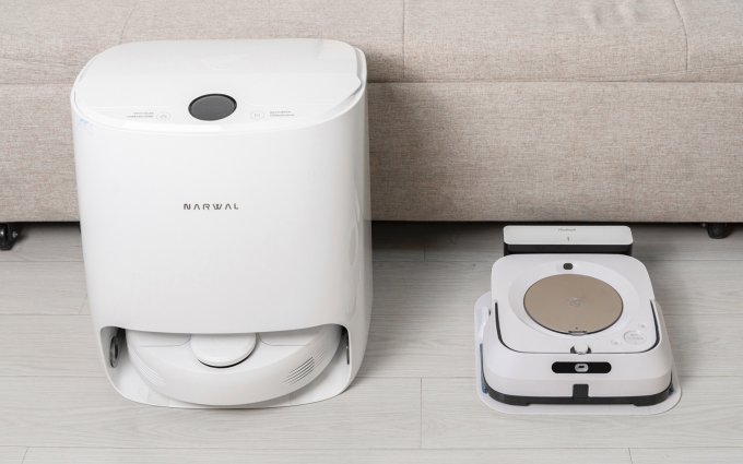 自动清洗拖布真有那么香?云鲸J1与iRobot m6对比测评告诉你真实答案