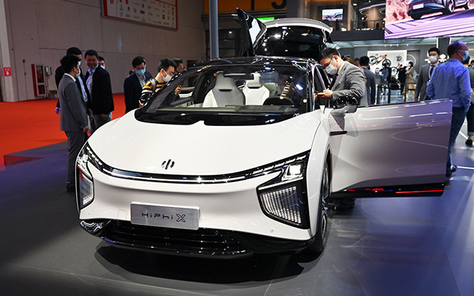 2021上海车展 | 高合Hiphi X亮相上海车展，可进化超跑SUV