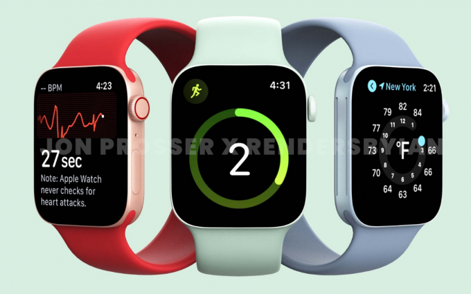 Apple Watch 7或将改善续航，采用全新的外观设计