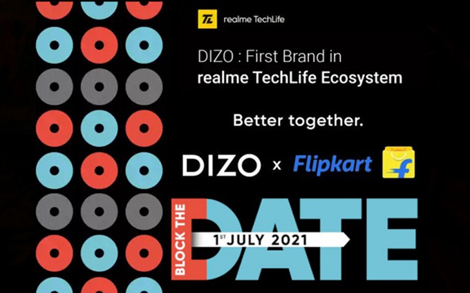 realme推出旗下AIoT新品牌 Dizo，将于7月1日海外正式发布新品