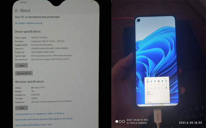 部分安卓旧机型可移植Windows 11 但尚未支持通话功能