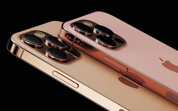 iPhone 13 Pro高清渲染图曝光，新增日落金和玫瑰金两种配色