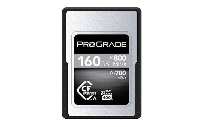 ProGrade Digital推出CFA卡 仅有160GB一个容量