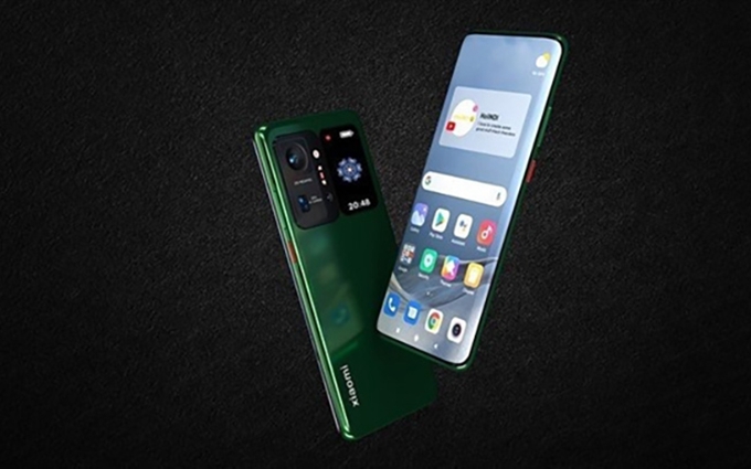 小米12 Ultra渲染图曝光，正面屏下摄像头，背面加入小副屏