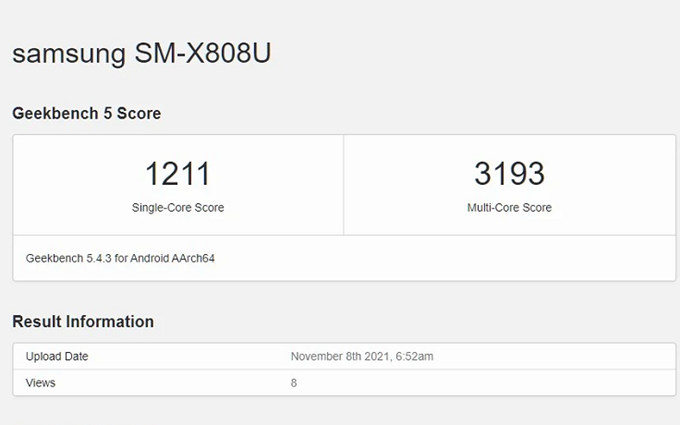 三星Galaxy Tab S8+平板电脑配置曝光，确认搭载高通骁龙898处理器