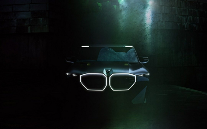 宝马XM概念车预告图公布 将于11月29日全球首发