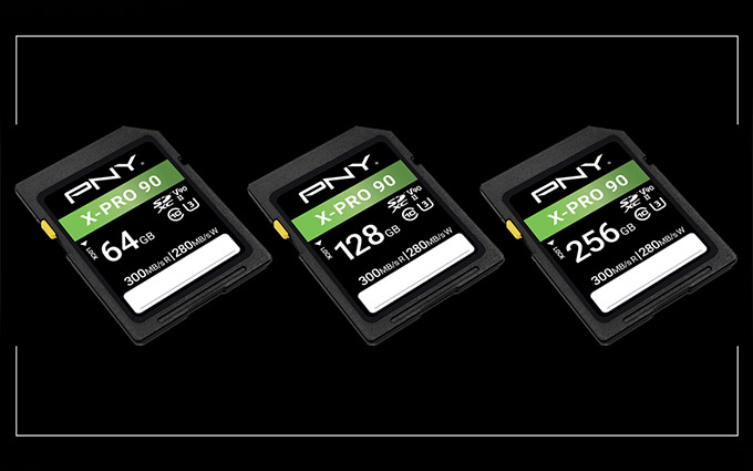 PNY推出X-PRO 90系列UHS-II SD卡 容量64GB起