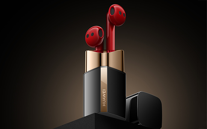 华为FreeBuds Lipstick真无线耳机在热点科技2021五星奖获：年度创新设计奖