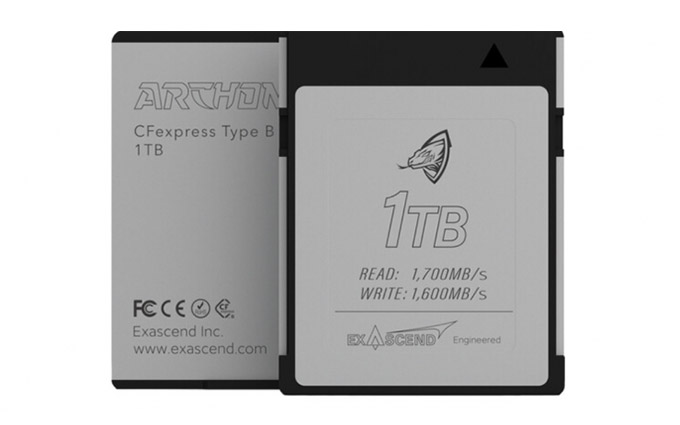 Exascend推出专业CFexpress Type B卡 持续写入达到850MB/s