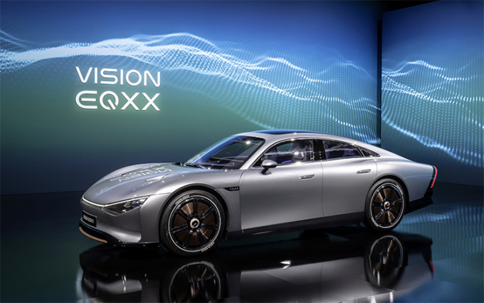 奔驰VISION EQXX概念车正式发布 史上最低风阻系数