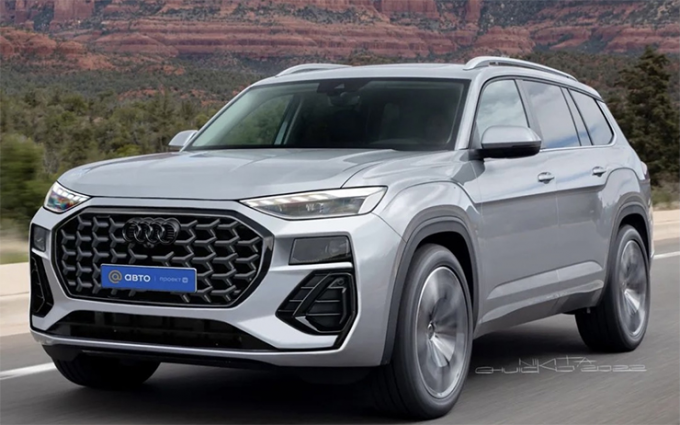 全新奥迪Q9假想图曝光：定位旗舰SUV 有望年内亮相
