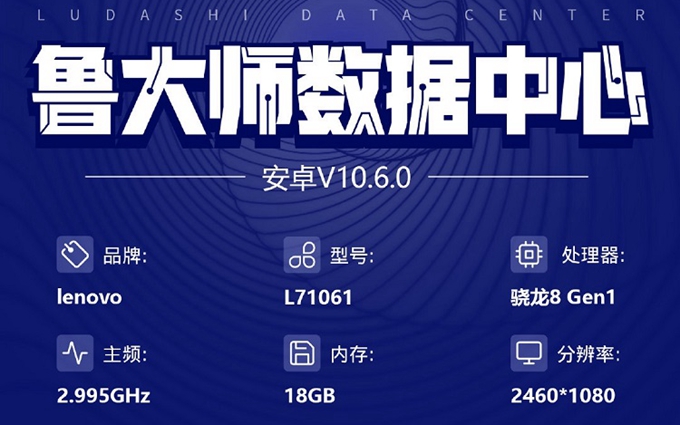 联想拯救者Y90鲁大师跑分曝光，分数超111万，搭载骁龙8处理器
