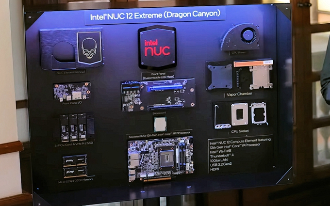 英特尔新一代NUC曝光：搭载12代酷睿处理器