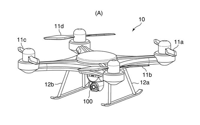 佳能注册小型无人机专利 搭载"监控摄像头"