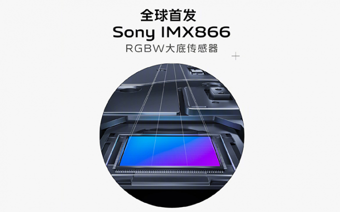 vivo官宣X80系列将首发索尼IMX866 双画幅大底采用RGBW排列