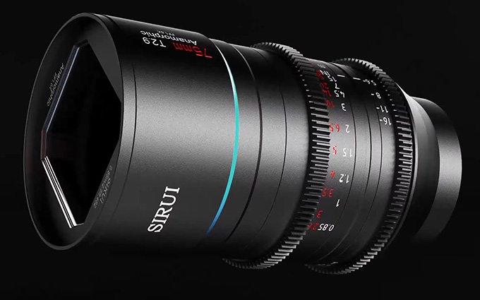 思锐发布75mm T2.9 1.6x全画幅变形镜头 定价1499美元