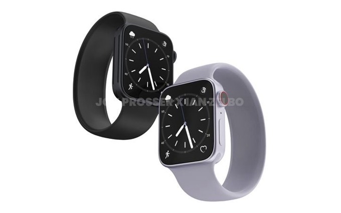 Apple Watch Series 8渲染图曝光,外形有改变,采用直角边框