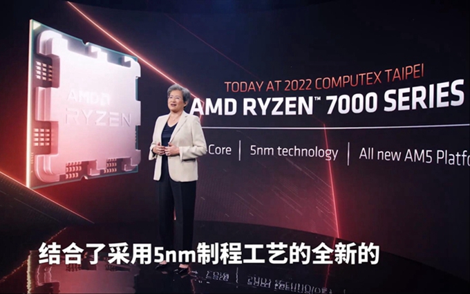 AMD表示锐龙7000最高可以到230W：与英特尔12代酷睿相差无几