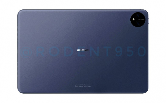 疑似华为MatePad Pro 2022款渲染图曝光 圆饼双摄并有哈曼卡顿加持