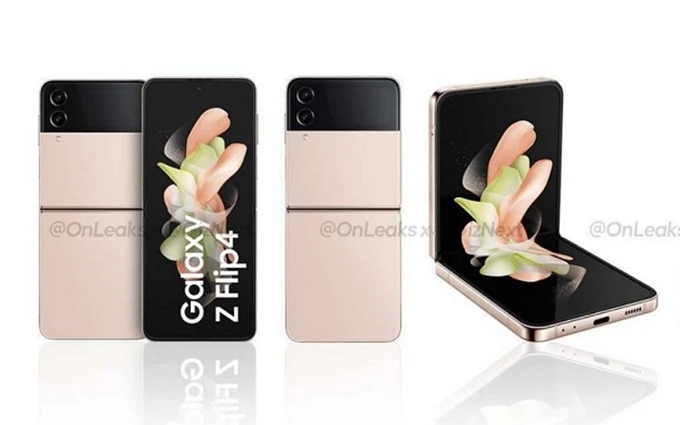 三星Galaxy Z Flip4最新渲染图曝光，四款配色，外观改变不大