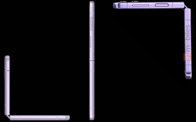 三星Galaxy Z Flip4官方渲染图曝光，翻盖折叠，但后摄镜头或将升级