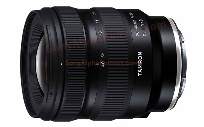 腾龙新超广镜头20-40mm F/2.8曝光 或针对Vlog市场