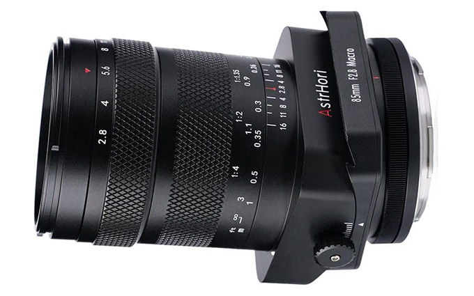 岩石星发布85mm F2.8微距移轴镜头 APS-C下可倾斜8°