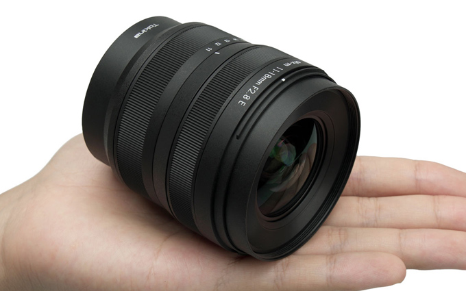 图丽发布atx-m 11-18mm F2.8 E镜头 仅重335g