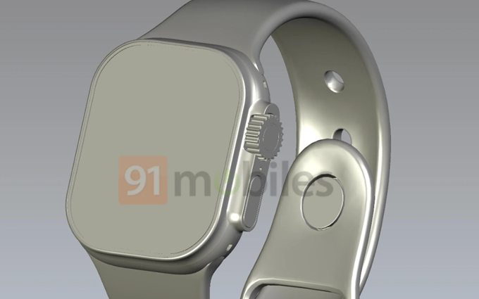 Apple Watch Pro CAD渲染图曝光,可能是迄今为止最大显示屏的苹果手表