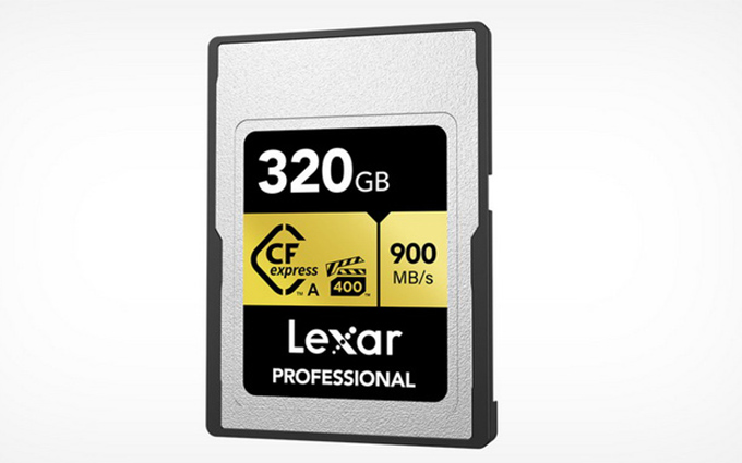 雷克沙扩展GOLD系列CFexpress Type A卡 容量提升至320GB