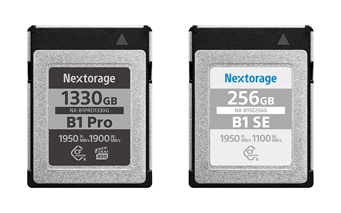 Nextorage推出CFE Type B卡 1330GB大容量、持续写入达1800MB/s
