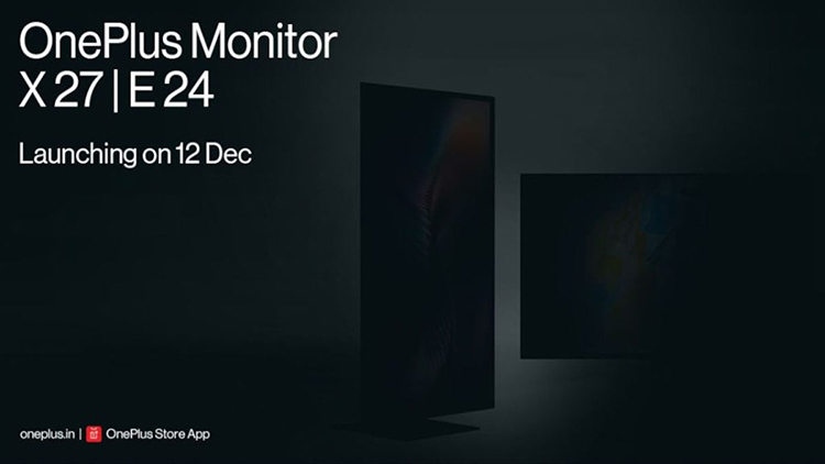 一加将于12月12日在印度市场推出2款显示器 提供24寸和27寸两种版本