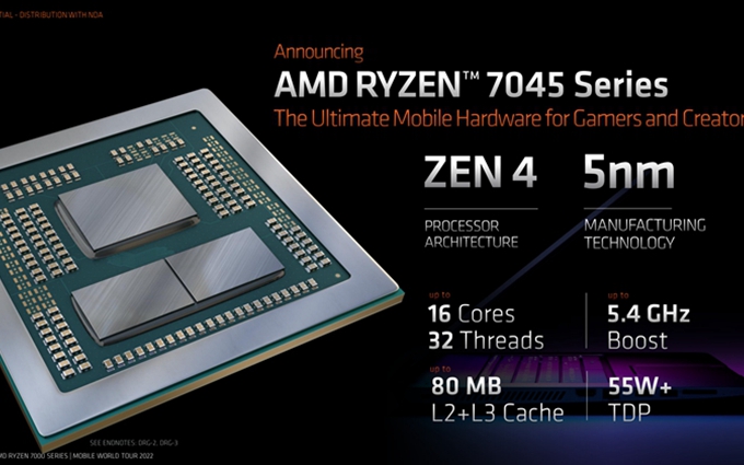 AMD推出海量Zen 4架构处理器：笔记本与桌面均有大招