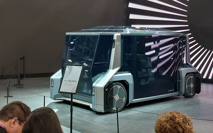 CES 2023丨现代摩比斯发布两款概念车，分别为M.Vision TO和M.Vision HI