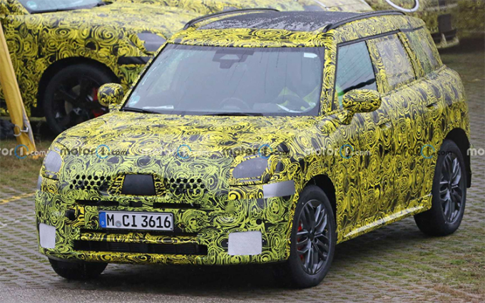 全新Mini Countryman测试谍照曝光 将提供插电式混动车型